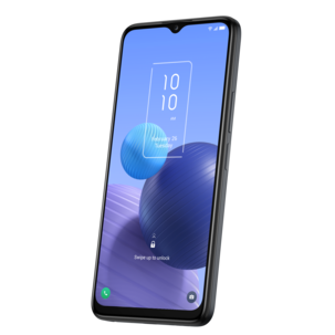 TCL 408 mobiltelefon, 64 GB, 4G och Dual SIM, Gravity Grey