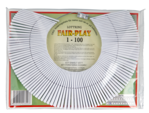 Lottring 1-100