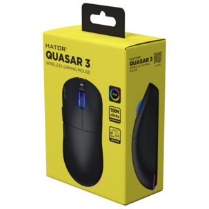 Hator Quasar 3 trådløs gamingmus med lys
