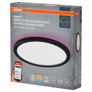 Osram Smart+ Orbis Ultra Slim takplafond RGB TW 235 mm