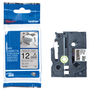 Märkband Satin Brother TZe-R931, silver