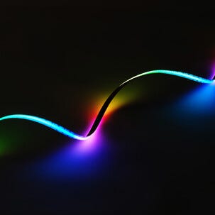 LED-nauha Neon Music RGBIC musiikkiohjauksella 2 m