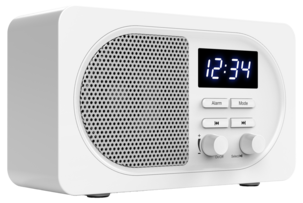 Exibel FM-radio, klokkeradio, Bluetooth, USB og 3,5 mm
