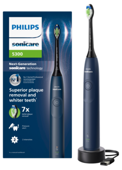 Philips Sonicare 5300 Series elektrisk tannbørste, blå