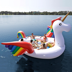 Uppblåsbar flotte Mega Unicorn