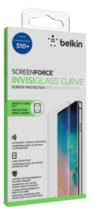 Näytönsuoja Samsung Galaxy S10+, Belkin ScreenForce InvisiGlass Curve