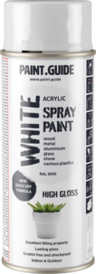 Paintguide sprayfärg vit RAL9010, 400 ml