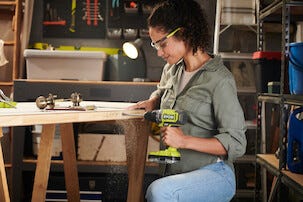 Ryobi drill med 1 batteri RDD18-1C40G