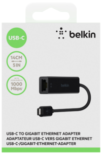 USB-C nätverksadapter Gigabit, Belkin