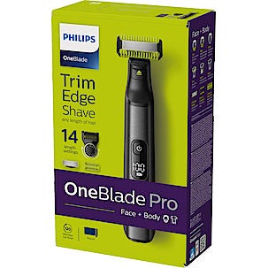 Philips OneBlade Face and Body QP6550/15, skäggtrimmer