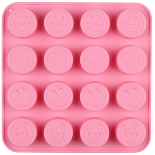Silikonbakform Smiley mini