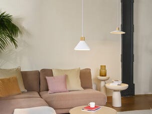 Osram Plaster Wood Kattovalaisin E27 valkoinen 22 cm