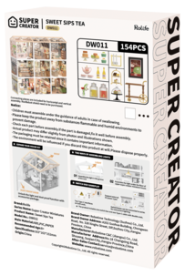 Rolife Super Creator miniatyrrom kafé, fra 12 år