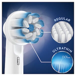Oral-B Sensitive Clean borsthuvud, vit