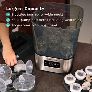 Baby Brezza SuperQuick sterilisator med tørking