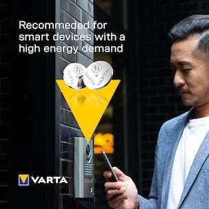 Varta CR2032 litiumbatteri 3 V, 20-pakning