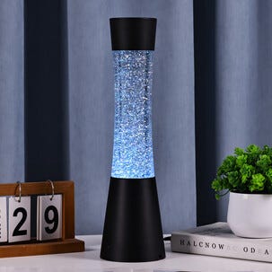 Glitterlampa med RGB-belysning 39 cm