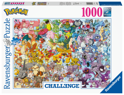 Ravensburger puslespill 1000 brikker, usortert motiv, fra 14 år