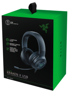 Razer Kraken X USB, gaming-headset