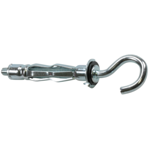 Heco gipsekspander med takkrok, M5 x 60 mm, 1-pakning