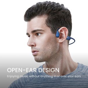 Shokz OpenRun USB-C open-ear, bone conduction hörlurar