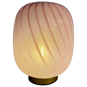 Tille uppladdningsbar bordslampa USB, rosa, dimbar