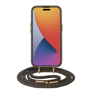 Anmiki Crossbody Phone Case iPhone 15 mobilskal med axelrem