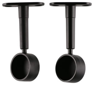 Rörhållare för 25 mm rör sluten gavel , 2-pack