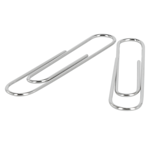 Gem 50 mm silver, 40-pack