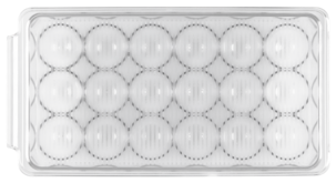 Kananmunateline jääkaappiin 18 munalle