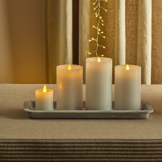 Blockljus LED uppladdningsbart, 7,5 x 15 cm, 1-pack