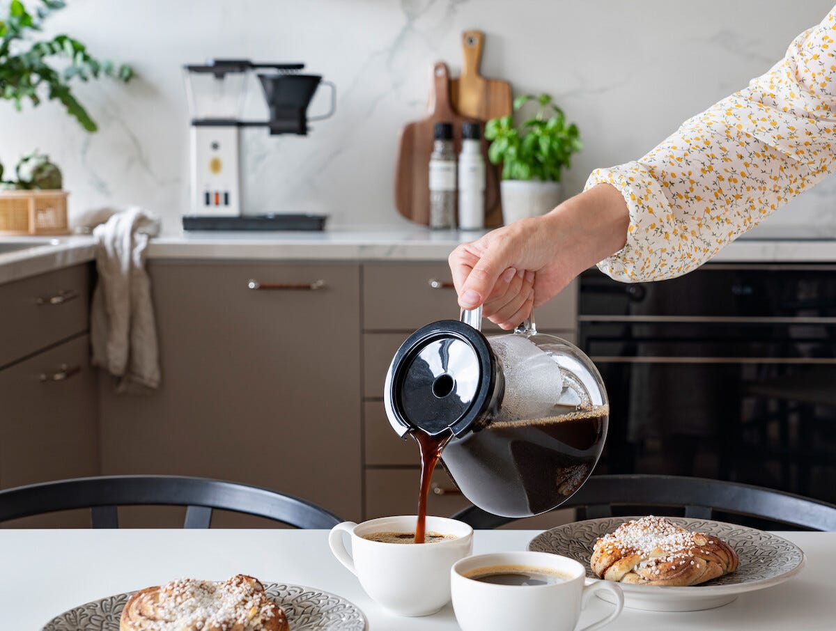 OBH Nordica Blooming Silver kaffetrakter, 1,25 liter | Clas