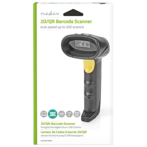 Nedis 2D/QR streckkodsläsare USB