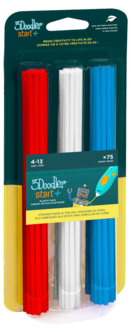 3Doodler Start+ Refill filament 75-pack, 3 färger