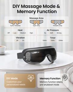 Renpho Eyeris 3 Eye Massager Silmähierontalaite, G010V