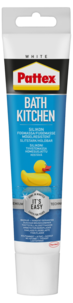 Pattex silikon inomhus, vit