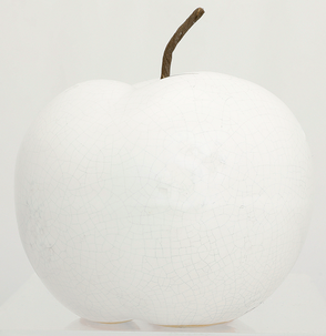 Dekorationsäpple, vit