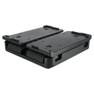 Sammenleggbar kjøleboks 48 liter, grå