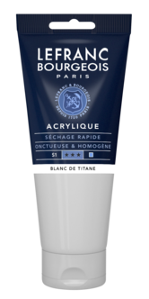 Akrylfärg Lefranc & Bourgeois Fine titanvit 200 ml