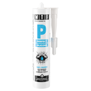 WTF P Perfect Silicone Saniteettisilikoni ulos, valkoinen, 310 ml