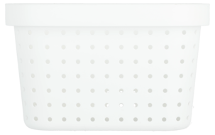 Förvaringskorg Neat vit, återvunnen plast