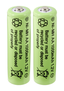 Oppladbart batteri AA/HR6 1000 mAh Solar, 2-pakning