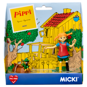 Pippi Långstrump figurset med tillbehör, från 3 år