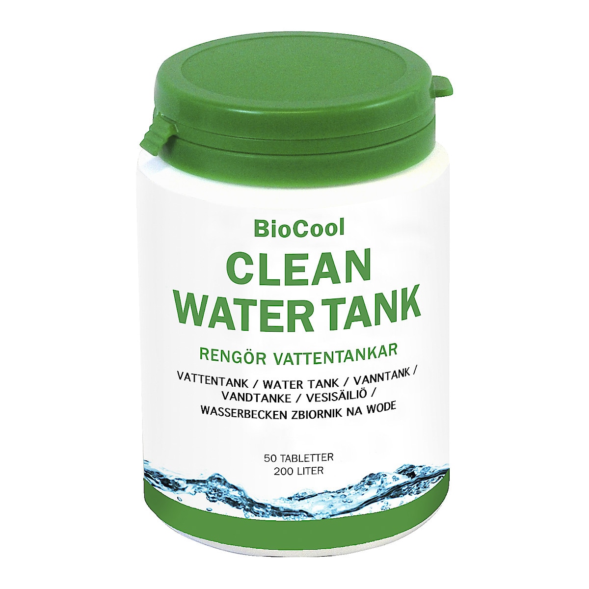 Desinfektion av vattentank BioCool Clean Water Tank