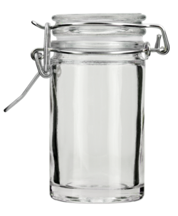 Glasskrukke med lokk