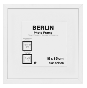 Valokuvakehys Berlin, valkoinen