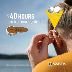 Varta HAB 312 hörapparatsbatteri 1,4 V, 8-pack
