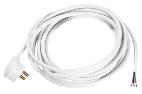 Lampeledning (3 meter) med lampkontakt påmontert