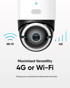 Eufy 4G LTE S330 AI övervakningskamera 4K solcell