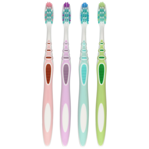 Tandborste vuxen, medium, 4-pack